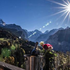 Chalet Aargovia South, hotell i Wengen