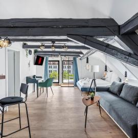 NUVANA FLATS - Loft 522 Dachterrasse mit Altstadtflair, hotel in Ansbach