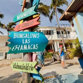 Bungalows Las Hamacas、サン・パトリシオ・メラケのホテル