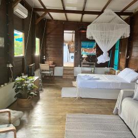 Bungalow avec vue dans lieu calme, hotel a Le Carbet