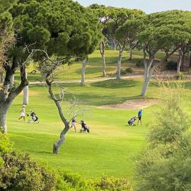 Sunny Villa with golf front view