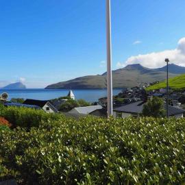 A pearl in the middle of Kvívík with a nice view