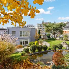 Family apartment with garden view