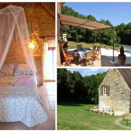 "Le Cantou" Authentique Périgourine avec belle Piscine au sel aux portes de Sarlat, hotel u gradu 'Proissans'