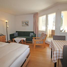 Residenza Lagrev 1 Zimmerwohnung - Nr 003 - Typ 12A - Hochparterre - Süd