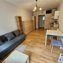 Miniapartament pokój z aneksem i tarasem na parterze, parking, jacuzzi, plac zabaw, Sztutowo 884#90#09#01