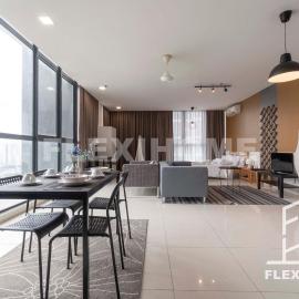 ATRIA SOFO Suites Petaling Jaya, Fantastic City-Wide View, Designed Suites, Spacious & Quiet Studio by Flexihome-MY