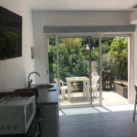 studio centre ville avec jardin