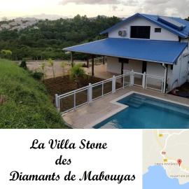Villa Stone pour 8 personnes, piscine chauffée 5 euros par jour, accès PMR, 5 étoiles, hotel di Sainte-Luce