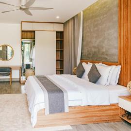 04-Biệt thự cao cấp Hồ Tràm-3PN 4 giường lớn, Hồ bơi to,BBQ, cầu ra ngắm biển, hotel i Ho Tram