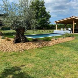 Superbe maison en pierre proche Bordeaux &piscine, hotel in Saint-Martin-Petit