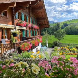 Alpenchalet Spiher Ferienwohnung-Studio und ein weiteres Schlafzimmer, hotel em Gstaad