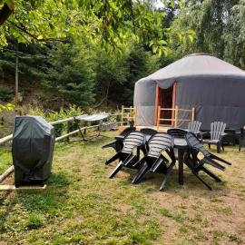 Viesnīca la Yourte des Bibis pilsētā Fréland