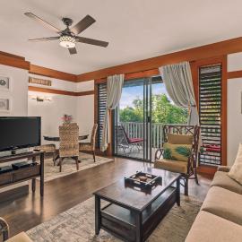Kiahuna Plantation Renovated 1br, Private Lanai, AC 411, hotell i Koloa
