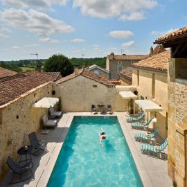 Hotel Le Chevalier Bleu, hotell i Monpazier