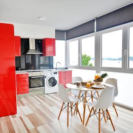 Apartamentos de Playa en el centro de O Grove, хотел в О Грове