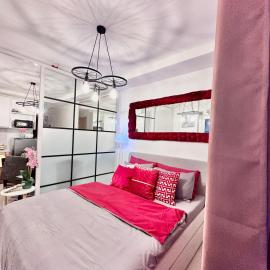 Aesthetic One Bedroom Beside SM w Pool, Wifi and Netflix