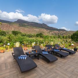 SaffronStays Vyom Farms - 2BR pool villa with mountain views, pet friendly & elder-friendly stay, hotel in Karjat