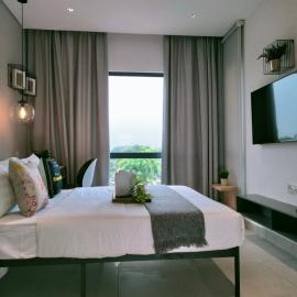 Viesnīca DK 2BR 5Pax with balcony NEAR Subang Airport pilsētā Šahalama