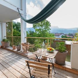 Calme et verdure: vue montagne - terrasse - wifi