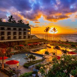 Sheraton Kauai Coconut Beach Resort, хотел в Капаа