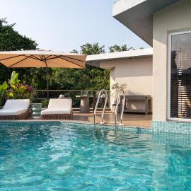 Rainforest Woods, Assagao, Goa - Luxury 4 BR Private Rooftop Pool - V5