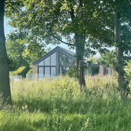 Strøby में, होटल Luksus hus i 1st række, all-incl top komfort med SPA og skov