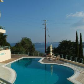 Liberty - Classic luxury sea view villa with private pool, Panoramic views to Kommeno & Corfu old Town
