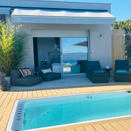 CHAMBRE 3 CASA LC vue mer PISCINE SPA: Ajaccio şehrinde bir otel