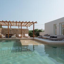 Mikri Santa Maria Beachvilla Pool Paros, hotel a Santa Maria