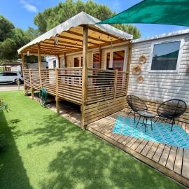 Mobil-home tout beau tout neuf, camping 4*, plage à pied !, hotelli Canet'ssa
