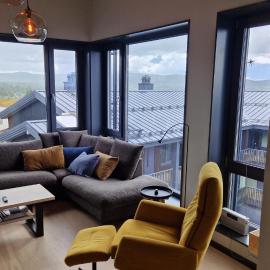 Beautiful penthouse with panoramic view at Sjusjøen, hotel i Ringsaker