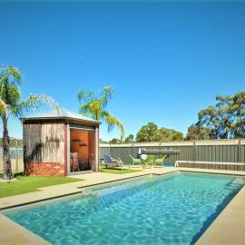 Whispering Woods Pool Sauna