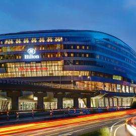 Hilton Garden Inn Frankfurt Airport, hotell i Frankfurt am Main
