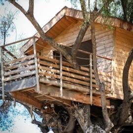 Cabane Dans les Arbres, Domaine de l Ogliastru: Olmeto şehrinde bir otel