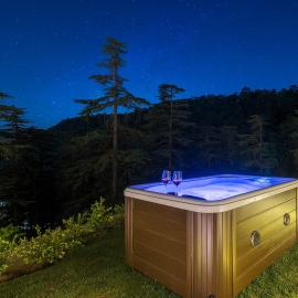 StayVista at Pine Estate with Outdoor Jacuzzi