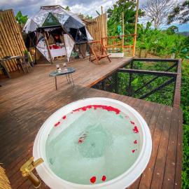 Calarcá में, होटल Happy Glamping Quindio - Tipo Domo Traslúcido