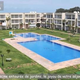 Hacienda Beach Appartement avec piscine & plage à Sidi Rahal pour familles seulement