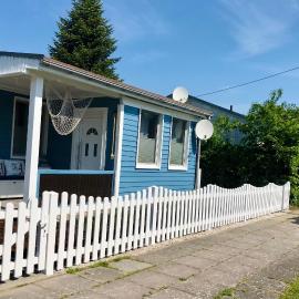 Sonniges Ferienhaus Fischer-Huus vor Usedom & direkt am Haff und Wasserzugang