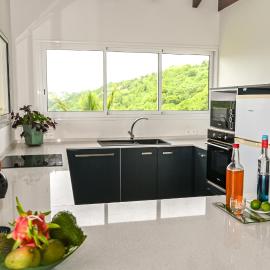 Villa Grenade & Pitaya haut - bas Vue mer et FDF