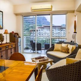 Deluxe family beach apartment with lagoon view at Pico de Loro