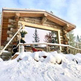 Log Cabin with Private Sauna & Hot Tub by Invisible Forest Lodge - Adults Only