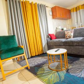 Tom Mboya Estate - Fast WI-FI, Netflix and Parking 1Br Apartment in Kisumu Town