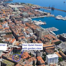 Quiet Haven*** Rijeka Center: Cozy & Spacious, King XL Bed, Pomerio 23