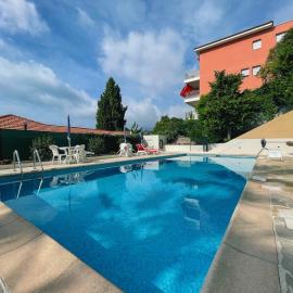 Mansfield vue carte Postale Terrasse Piscine 2