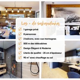 Élégant et Moderne avec Vue Montagne au Coeur de Paradiski - Garage - 8pers - 90m2 - Sabaudinha, hótel í Champagny-en-Vanoise