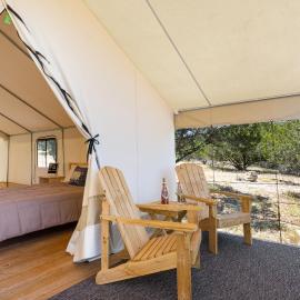 Stargazer Hill Country Glamping Tent, hotel a Boerne