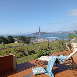 impresionantes vistas en Baiona