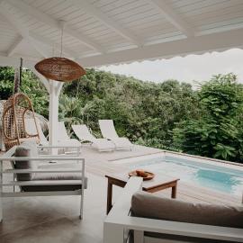 Nid Kréyol Domaine de Charme avec Villas, Piscine Privée & Jacuzzi