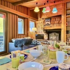 Spacieux T2 cabine avec balcon et accès WIFI à Tignes - FR-1-411-678